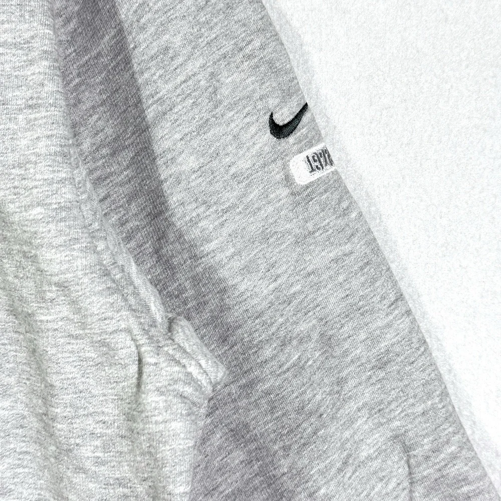 Vintage Y2K Nike Hoodie Mens Large 1/4 Zip Sweatshirt Pullover Swoosh Logo NWT